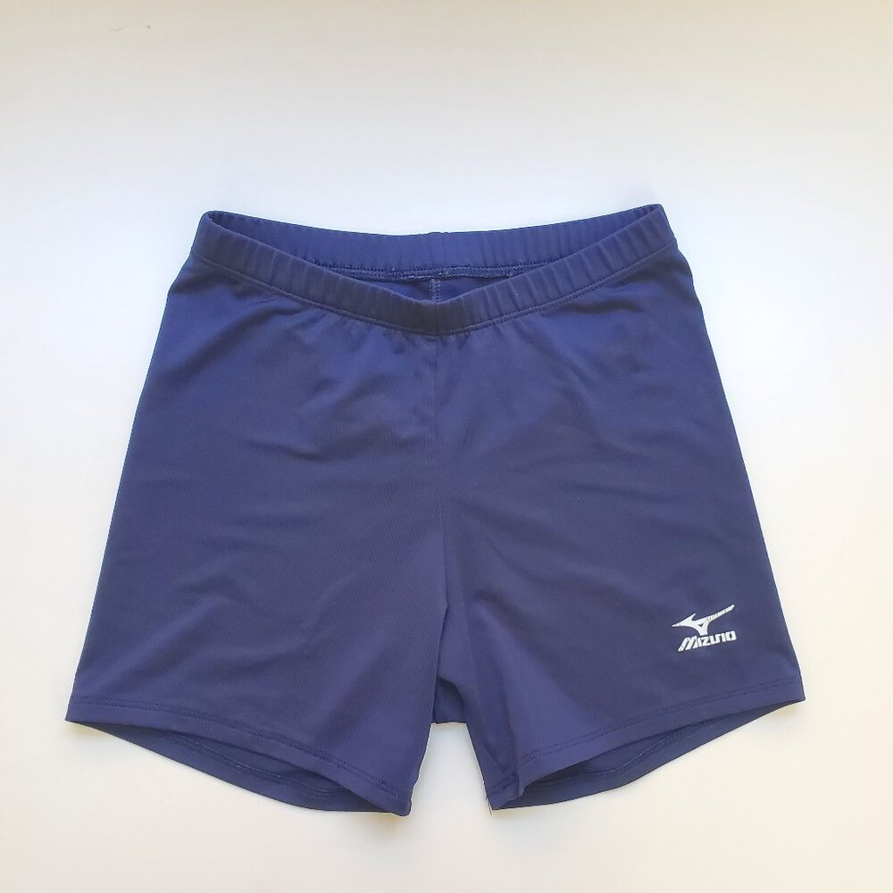 Mizuno Navy Blue Spandex Shorts